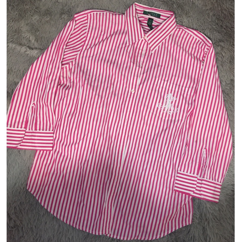 Pink Ralph Lauren Button Down